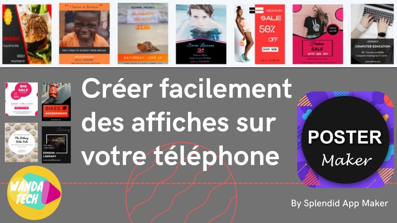 Comment créer facilement des affiches publicitaires et cartes sur votre