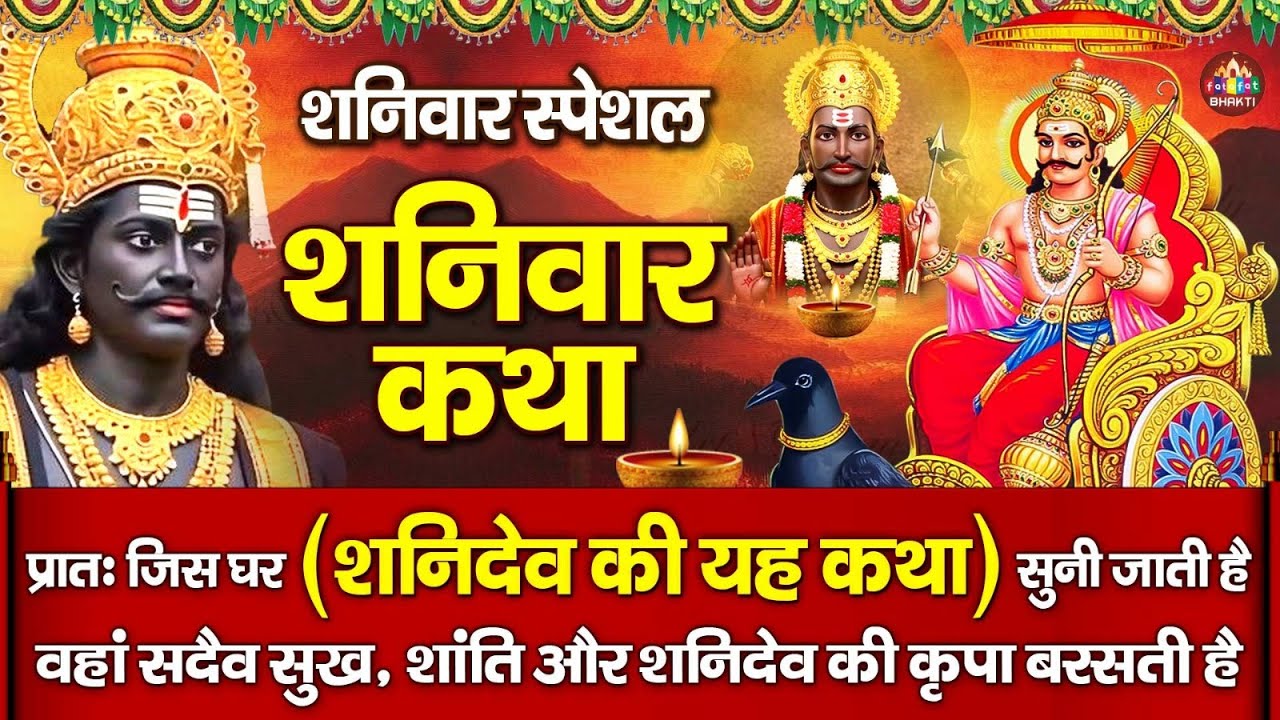 श्री शनि देव की पावन गाथा | Shani Dev Ke Bhajan | Latest Shani Dev Ke Bhajan,शनि कथा