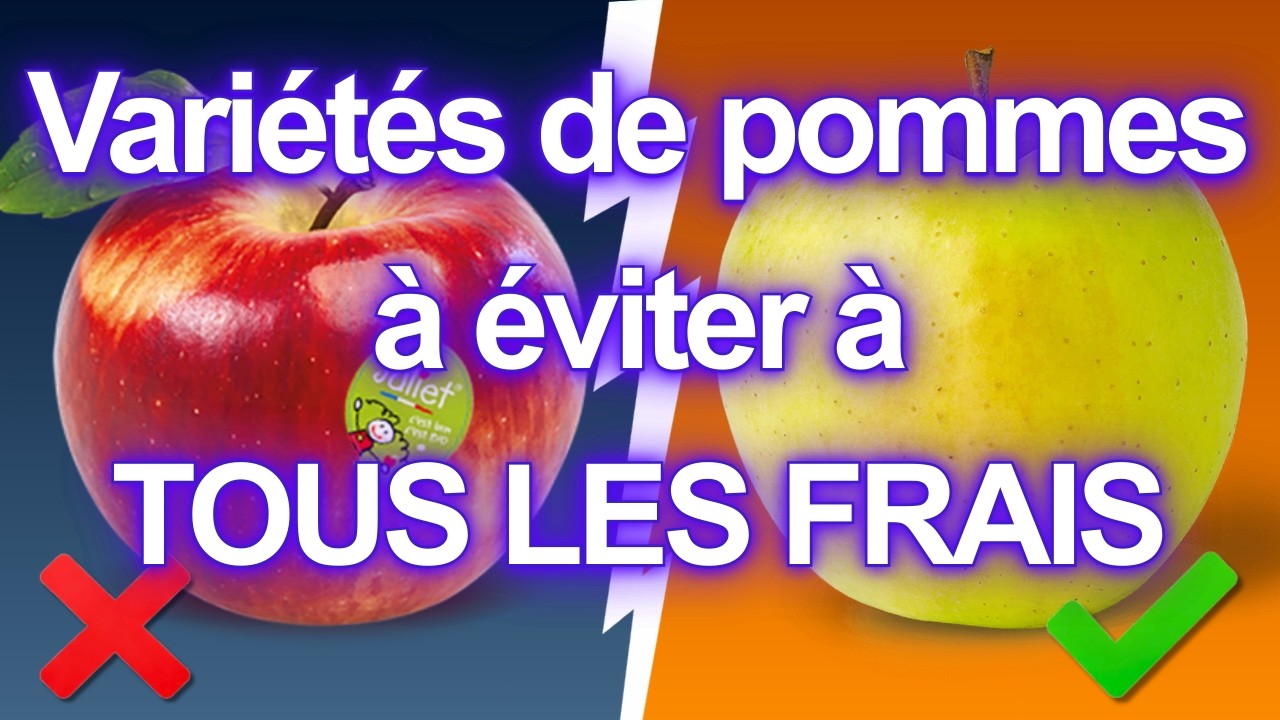 8 Variétés de Pommes À Ne PLUS JAMAIS Manger! (À ÉVITER À Tout Prix!)