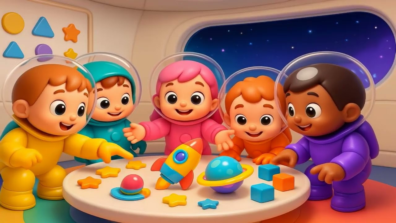 Rakett til Regnbuemånen 🚀🎶 | Musikalsk Eventyr for Barn | by BrightTales