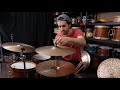 Checking out some AWESOME hi-hats (that I didn't make)