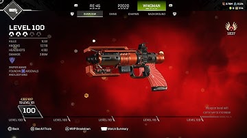 WHAT A LEVEL 100 WINGMAN LOOKS LIKE ( APEX LEGENDS )