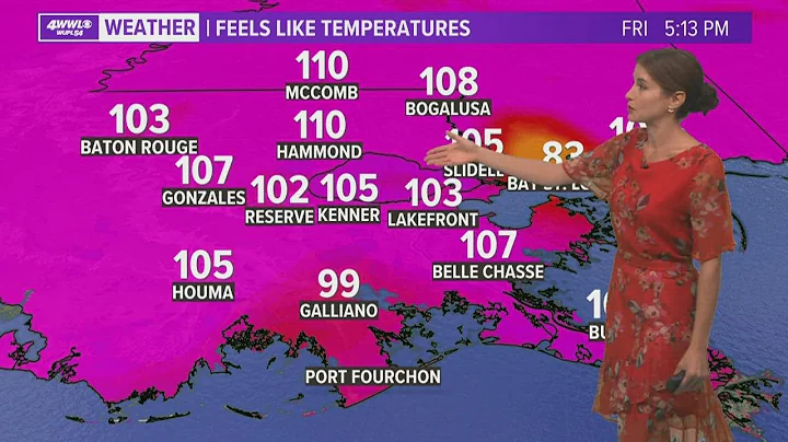 Intense heat this weekend, but some scattered storms too