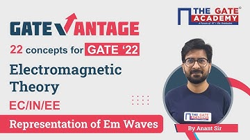 Electromagnetic Waves Representation | Electromagnetic Theory for GATE 2022 | GATEvantage