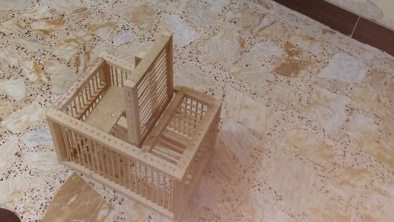صنع صيادة|للبلابل والعصافير وجميع الطيور  Making a trap for birds