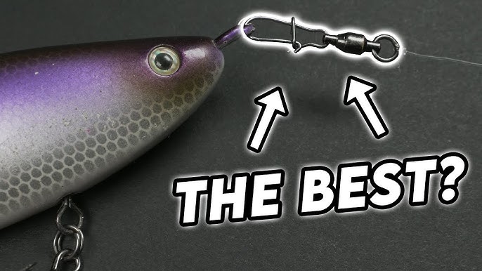 Fishing Snaps and Clips: Are They Good or Bad and Should You Use Them?  (underwater lure test) 