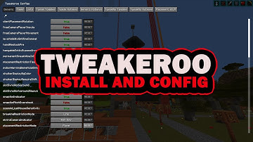 Minecraft Tweakeroo Tutorial - Install and Open Config Menu