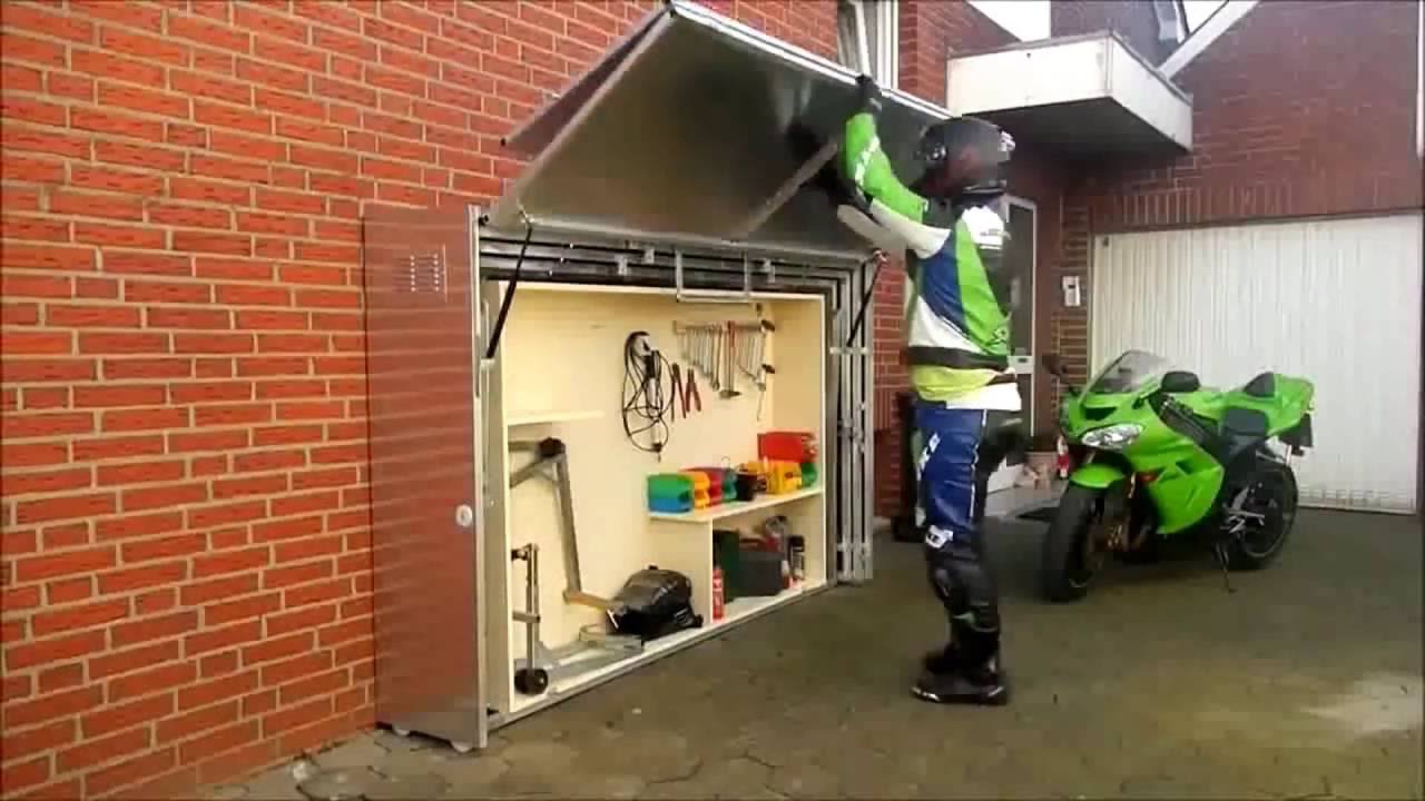 Marine Gentleman vriendelijk Krijt Motor stallen | ikwilvanmijnmotorfietsaf.nl - YouTube