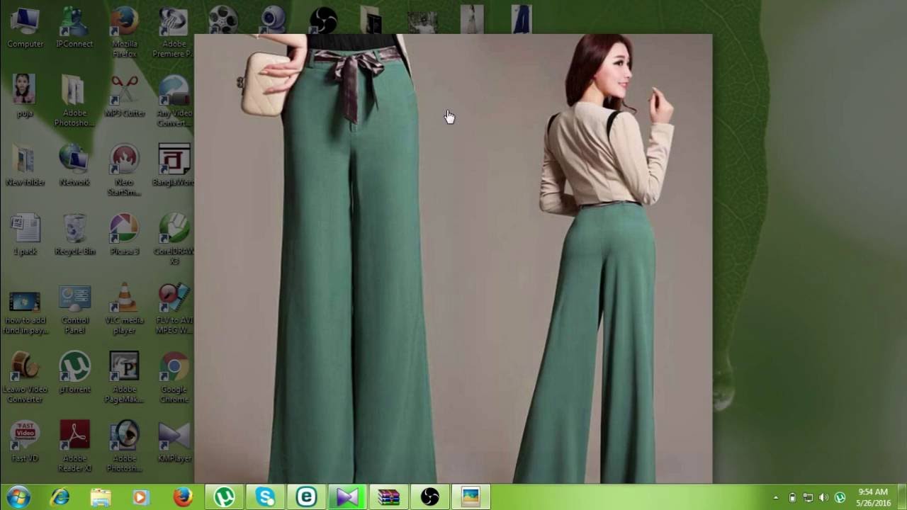 How To Make Ladies Palazzo Pant With Belt Cutting And Stitching