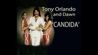 Video thumbnail of "Tony Orlando and Dawn 'CANDIDA' Lyrics"