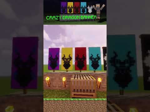 MINECRAFT DRAGON BANNER! #Shorts