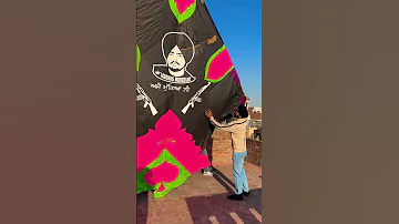 40” TaWa SIDHUMOOSEWALA KiTe🔥 #ytshorts #gavitube #ptangbazi @sidhumoosewala