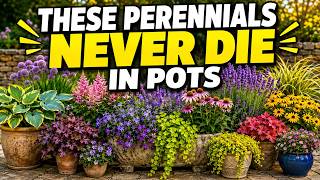 12 Perennials That Come Back Every Year in Containers 🌿 | Low-Maintenance Container Gardening