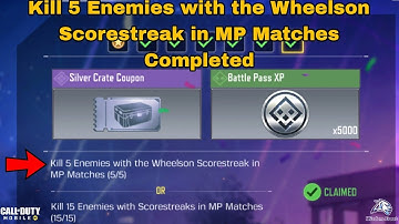 How to Kill 5 Enemies with the Wheelson Scorestreak in MP Matches Cod Mobile 2023