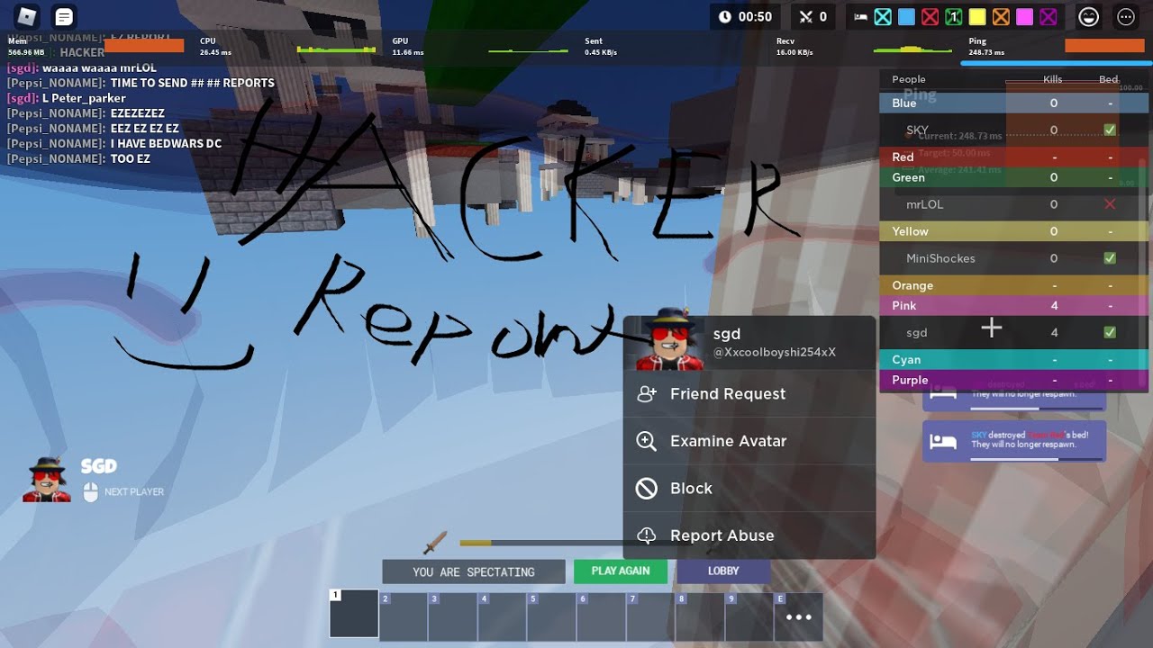 Report Hacker Button HACKER REPORT #2 - YouTube