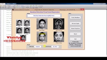 Face Expression Emotion Recognition using Matlab Code