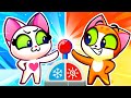 Hot VS Cold Challenge | Kids Turn Into Superheroes | Fun Educational Stories | Purr-Purr Stories