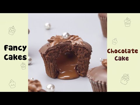 Video: Šķidrās šokolādes Cupcakes