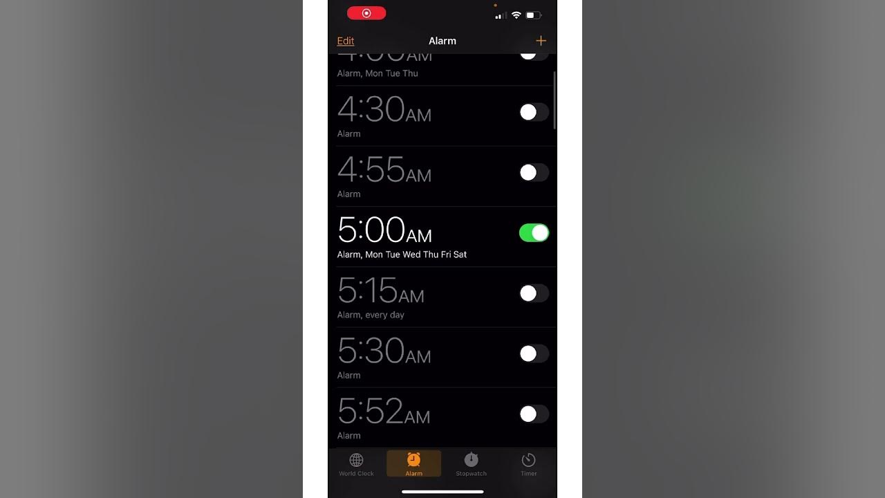 How to Turn off Snooze for an iPhone Alarm howtoiphone YouTube