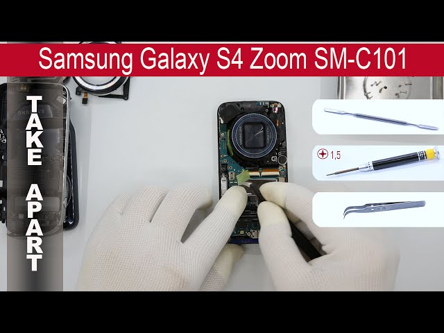 How to disassemble 📱 Samsung Galaxy S4 Zoom SM-C101, Take Apart