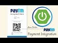 Spring Boot Payment Integration With Paytm | Live Example | Java Techie