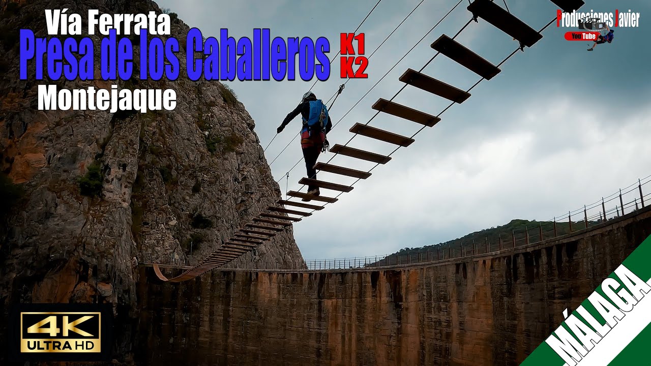 vía ferrata Presa de los Caballeros . Málaga
