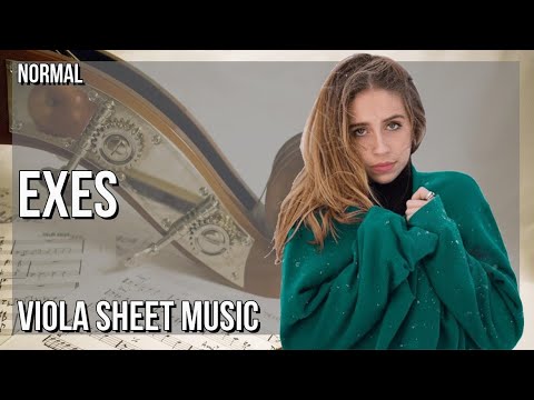 Viola Sheet Music How To Play Exes By Tate McRae 