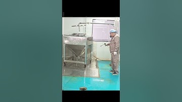 How to Clean the IBC bin powder mixer?