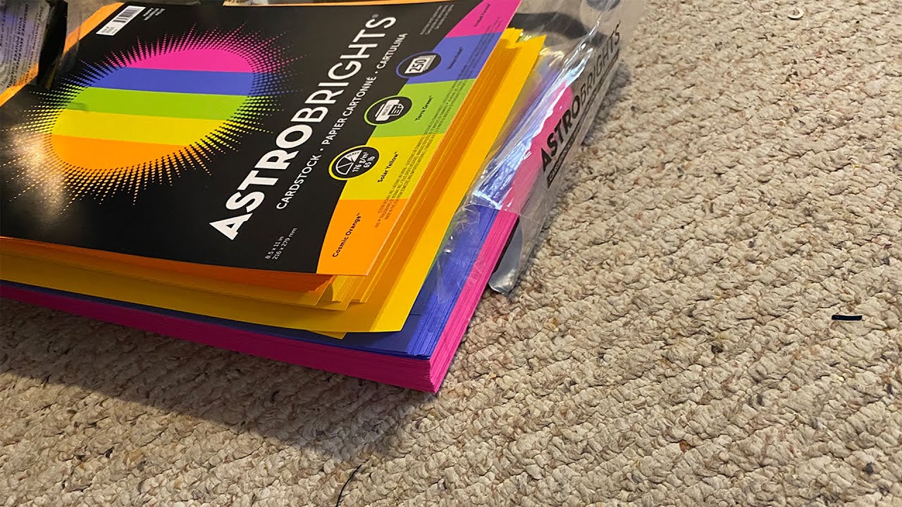 Astrobrights Colored Cardstock Review - The Perfect Palette 