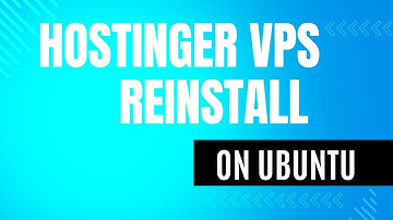 how to reinstall hostinger vps | Ubuntu server| Reinstall Hostinger VPS in Minutes?