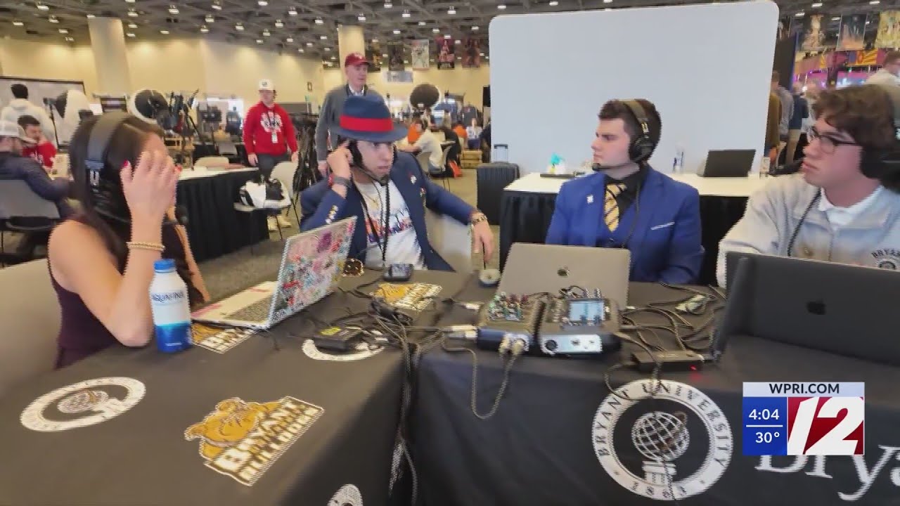 Former Patriots player turned Bryant professor brings aspiring broadcasters to Super Bowl