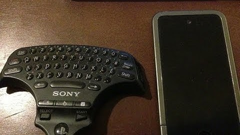 How to connect your PS3 Bluetooth keypad to your iPod Touch/iPhone running iOS 4.3.3