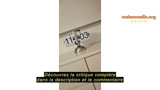 Avis sur la Aoonar Horloge a Rabat, Flip Clock, Horloge Bureau, Flip Desk Clock, Rétro Horloge Numér