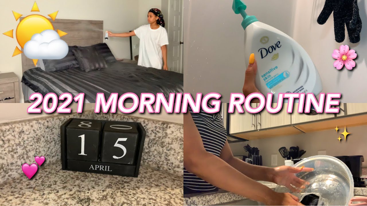 2021 MORNING ROUTINE *realistic*🌤💕 - YouTube