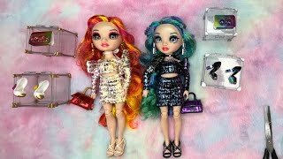 Unboxing Rainbow High SPECIAL EDITION Laurel & Holly De’Vious twin dolls unboxing