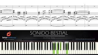 SONIDO BESTIAL - Richie Ray [Tutorial de Piano] Partituras, Midi y Pista
