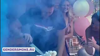 Гендер пати с цветным дымом и тортом. Определение пола ребёнка в Санкт-Петербурге