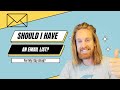 Should I Have an Email List With My Etsy Shop?