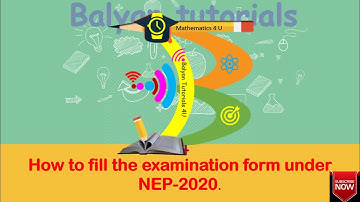 #NEP-2020  How to select major, minor, skill development ,co-curricular courses and how to fill form