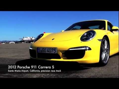 911 Porsche Carrera S precision race track test - YouTube