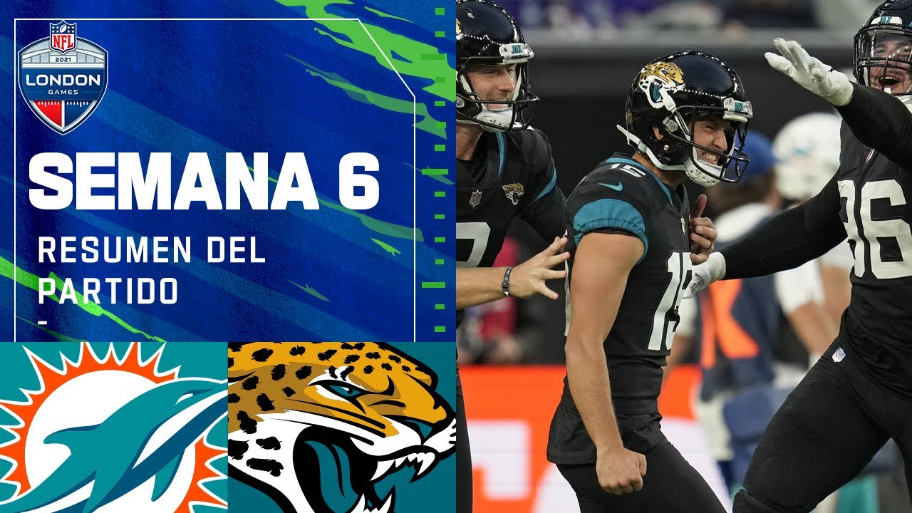 JAGUARS y DOLPHINS lucha hasta el último segundo en LONDRES | Semana 6 2021 NFL Game Highlights