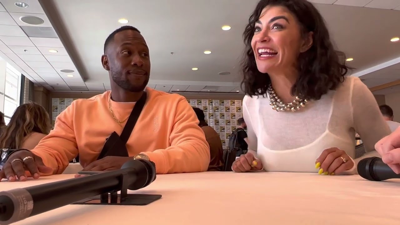 SDCC 2022-INTERVIEW: The Orville stars J. Lee (Lt. John LaMarr) and Jessica Szohr (Lt. Talla Keyali)