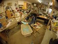 carving a foam fish body part 3
