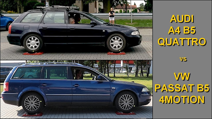 SLIP TEST - Audi A4 B5 1.8T Quattro vs Volkswagen Passat B5 VR5 4Motion - @4x4.tests.on.rollers