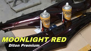 HITAM MUTIARA MERAH !! Moonlight Red Versi Diton Premium | Laser Red Hitam Kemerahan