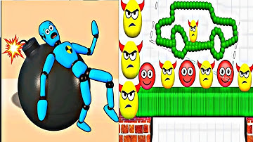 Kick & Break: Draw To Smash vs Logic Puzzle: Brain puzzles | All Levels | Satisfying ASMR Gameplay