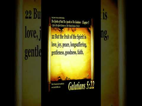 Galatians 5:22. Number 27 Most Popular Bible Verse