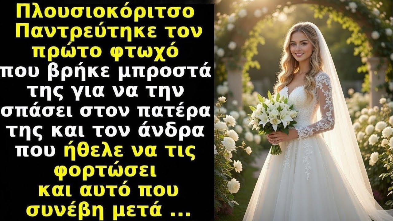 Πλουσιοκόριτσο παντρεύτηκε τον πρώτο φτωχό για να εκδικηθεί τον πατέρα της