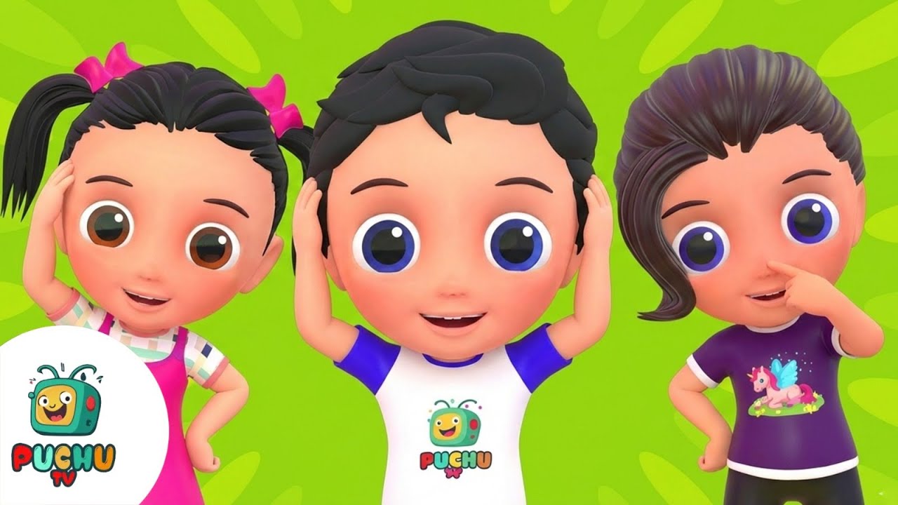 Head, Shoulder,Knees and Toe | EP 1 | Nursery Rhymes & Kids Songs | Puchu Tv