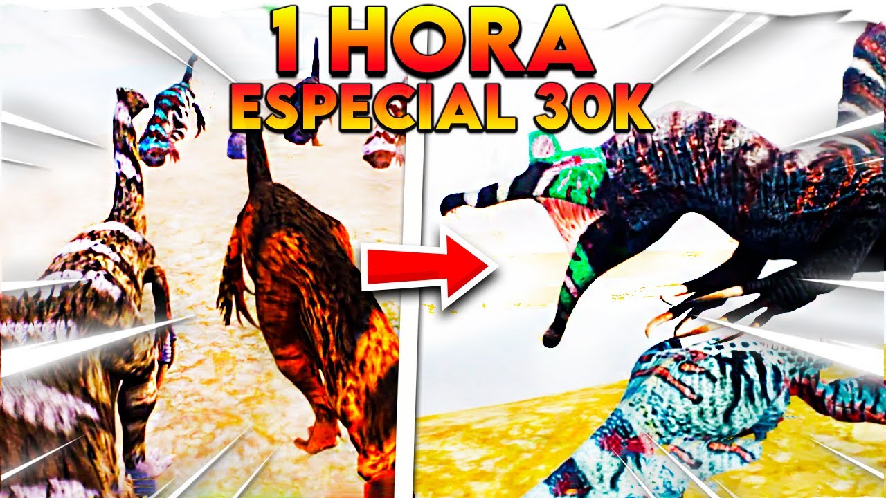 EU SOBREVIVI DO (0 a 100%) COM VARIOS DINOSSAUROS! Especial 30K - The Cursed Isle